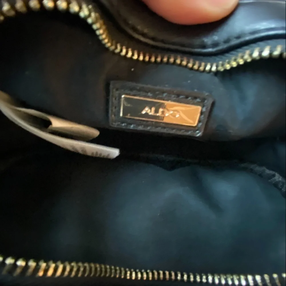 Aldo black quilted